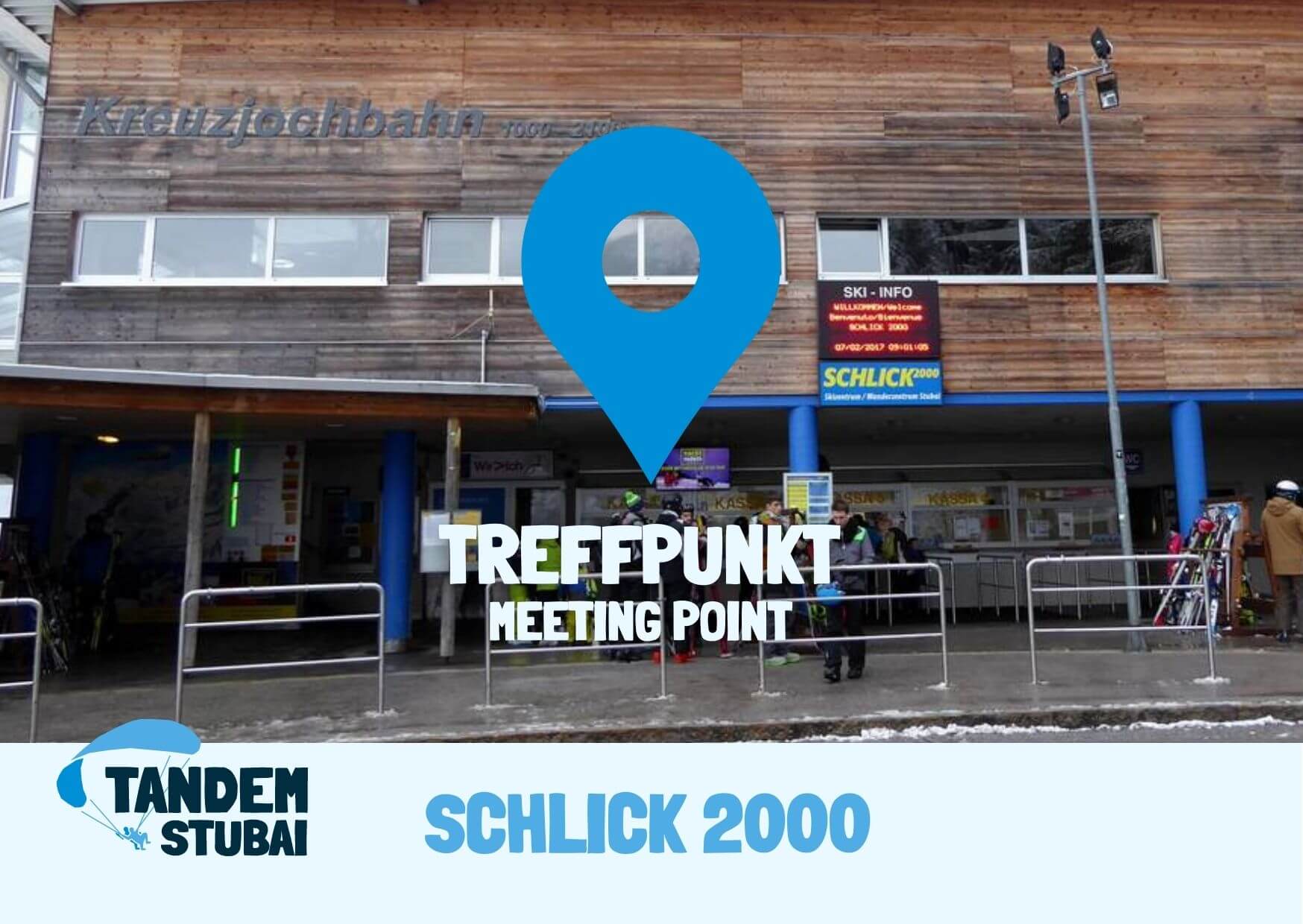 Schlick 2000 Tandemflug Treffpunkt Meeting Point